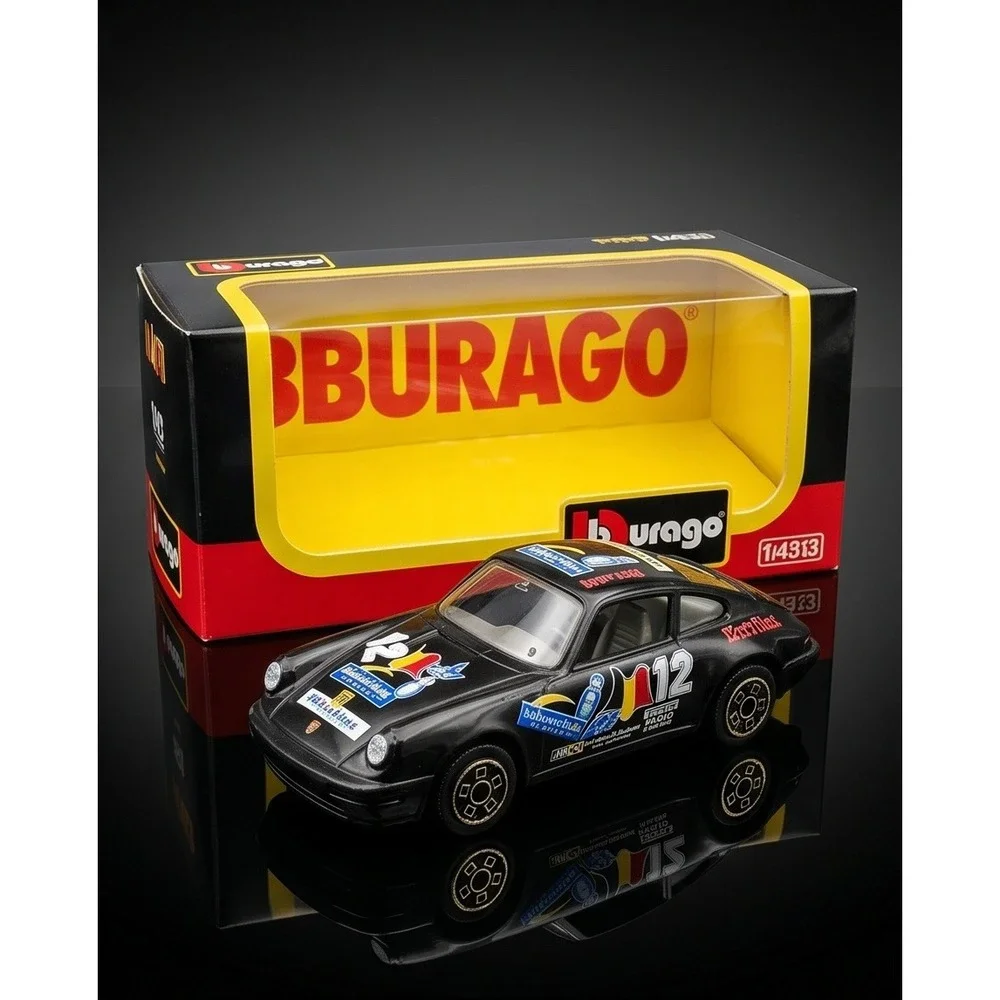 Bburago 1/43 Porsche 911 Carrera Supercup Black Diecast Car Cod 4153 New In Box